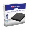 Verbatim External Slimline CD/DVD Writer optical disc drive