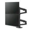 Ergotron LX Series LX Dual Stacking Arm, Tall Pole, Matte Black