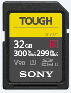 Sony SF32TG memory card