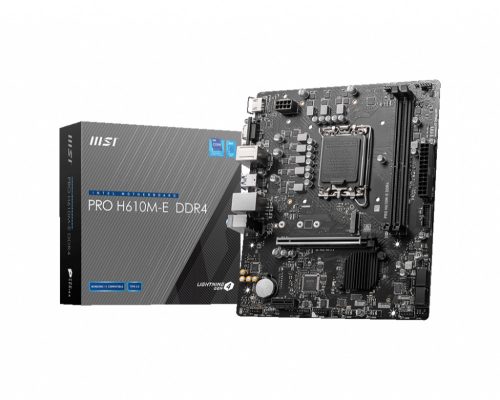 MSI PRO H610M-E DDR4 motherboard