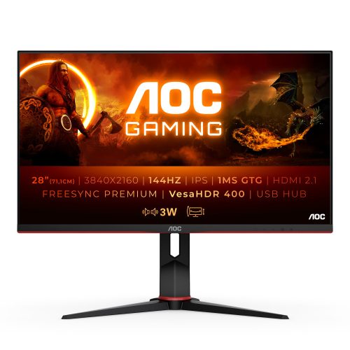 AOC G2 U28G2XU2/BK LED display
