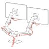 Ergotron LX Series 45-245-026 monitor mount / stand