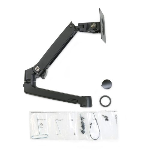 Ergotron LX Dual Stacking Arm, Extension and Collar Kit, Matte Black.