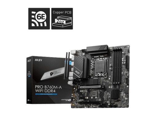MSI PRO B760M-A WIFI DDR4 motherboard